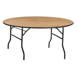 Table ronde pliante TARRAGONE en bois