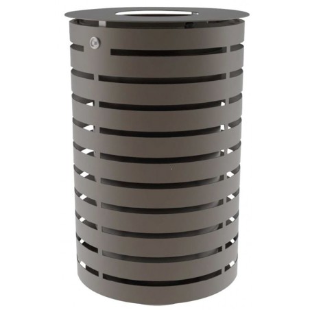 Corbeille ronde en métal COLLEDARA 65l.