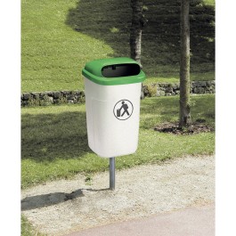 Corbeille rectangulaire en polyéthylène ROCCA 50l.