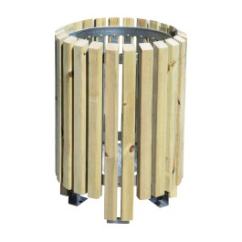 Corbeille ronde en bois CASTEL