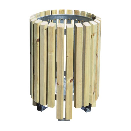 Corbeille ronde en bois CASTEL