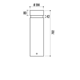 Borne de ville en acier CASTELLI