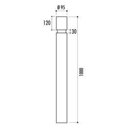 Potelet de ville en acier CASTELLI