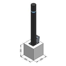 Potelet de ville en acier CASTELLI