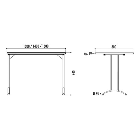 Table pliante TIVOLI