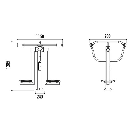 Appareil fitness Chandelle AUBE