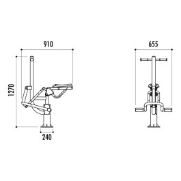 Appareil fitness Cheval OURASIS