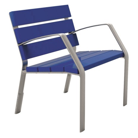 Fauteuil GALERAN 70cm en aluminium