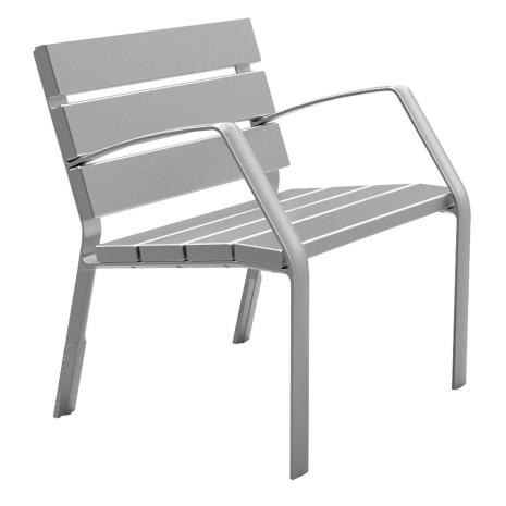 Fauteuil GALERAN 70cm en aluminium