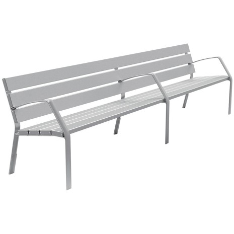 Banc GALERAN 300cm en aluminium