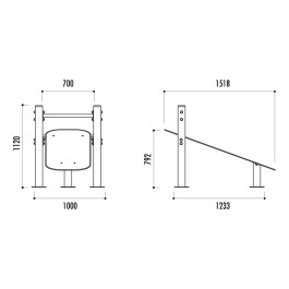 Banc abdos du COMBATTANT