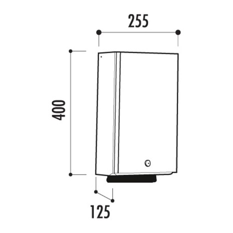 Distributeur hygiène mural TITOU simple 500 sacs