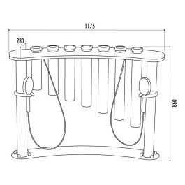 Tubes à percussion musicaux TIMTAM