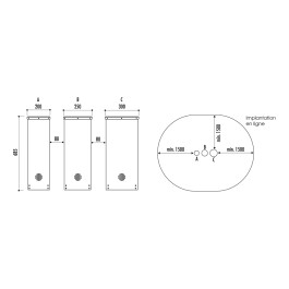 Tambourins musicaux trio TONG