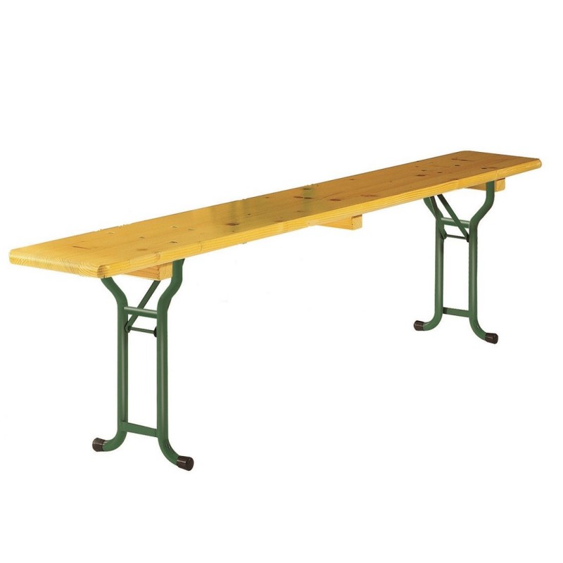 Banc brasserie - Banc pliant en bois - Banc collectivités Vienne