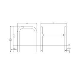 Étrier de sécurité modulable industrie en acier
