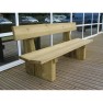 Banc EN FORME 180cm en bois