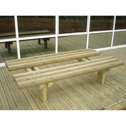 Banquette double VIEUX PORT 200cm en bois
