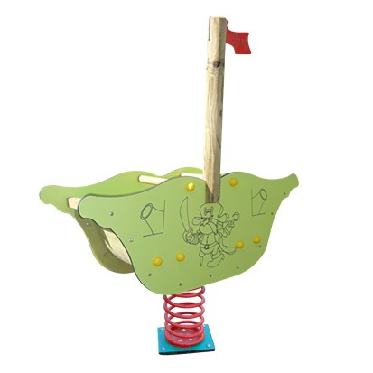 Jeu à bascule sur ressort - BATEAU PIRATE