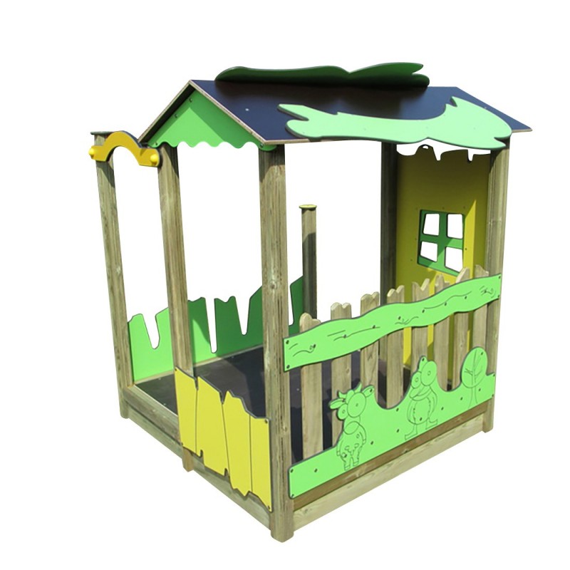 Cabane de jeu en bois Mississippi, cabane de jeu en bois pour