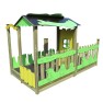 Cabane en bois avec terrasse MISSISSIPPI