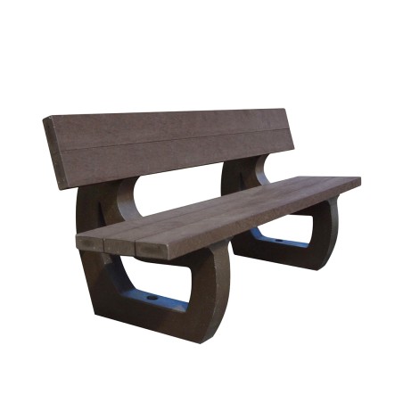 Banc PARC 180cm en plastique recyclé