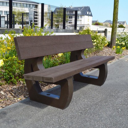 Banc PARC 180cm en plastique recyclé