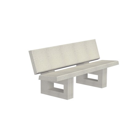 Banc LOS ANGELES 175cm en béton