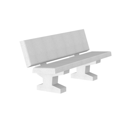 Banc DENVER 175cm en béton