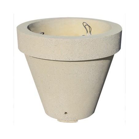 Pot rond en béton VASE