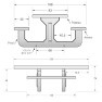 Table de pique-nique en béton NATAL