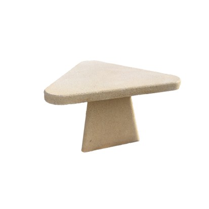 Table de pique-nique en béton TRIANGLE ( table + 3 banquettes )