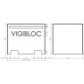 Borne vigipirate en béton VIGIBLOC