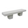 Banquette PRADO 190cm en béton