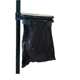 corbeilles-exterieur_porte-sac-avec-couvercle-ral-6009
