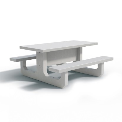 Table de pique-nique en béton RECTANGLE