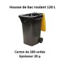 Carton 200 housses 120 L 20 µ