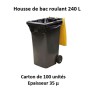 Carton 100 housses 240 L 35 µ