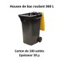 Carton 100 housses 360 L 30 µ