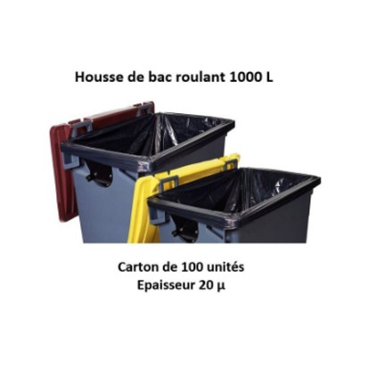 Carton 50 housses 770 L 55 µ