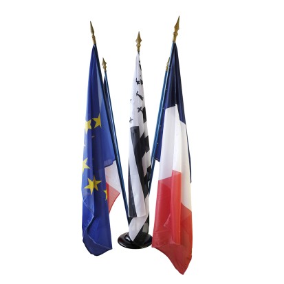 Drapeaux de Mairie 100 x 150 cm sans franges