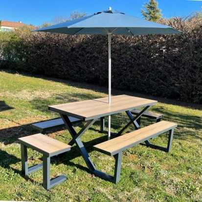 Table repas extérieur HPL