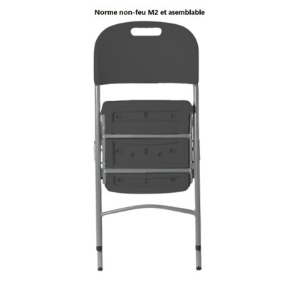 Chaise pliante FESTICHAISE non feu M2 Grey Edition®