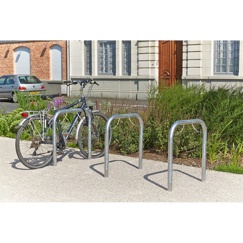 Support vélos éco à emplacements décalés