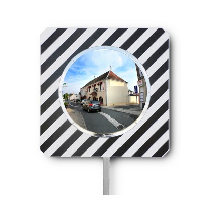 Miroir routier rond - Miroir de sécurité rond - Miroir route