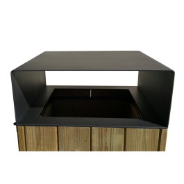 Poubelle Wood City 80 litres