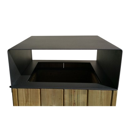 Poubelle Wood City 80 litres