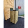 Poubelle Wood City 80 litres