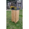 Poubelle Wood City 80 litres