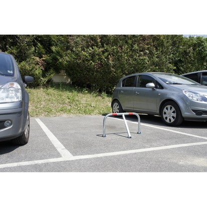 Barrière de parking tube acier 40 mm avec cadenas